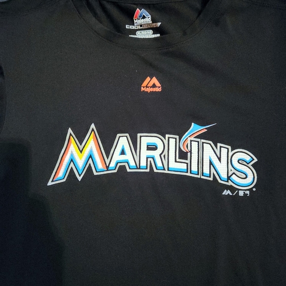 MIAMI MARLINS MLB COOLBASE T-SHIRT - Picture 2 of 4